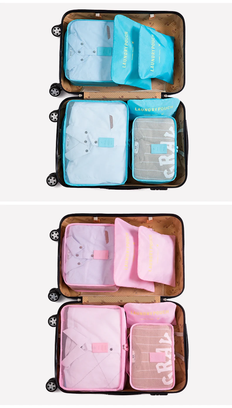 Waterproof travel storage bag for clothes and shoes. Organize luggage easily, save space, and protect belongings. Ideal — photo 13