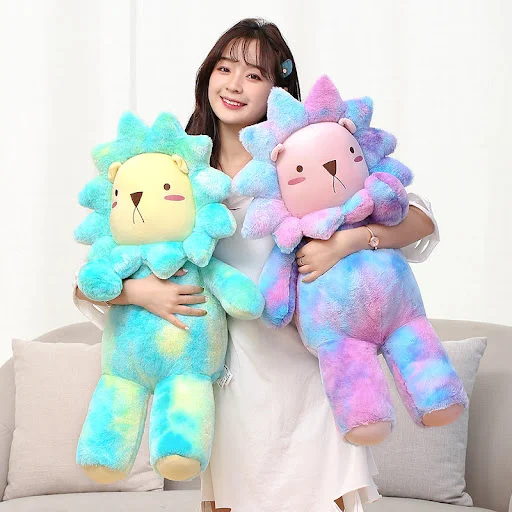 Title 8, Colorful Lion Doll Pillow Plush Toy Cute Perfec...