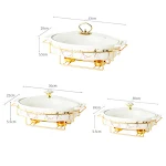 Nordic Oval Ceramic Soup Pot Home Hotel Restaurant Tableware Serve soups and stews in style with this elegant and durabl — photo 4