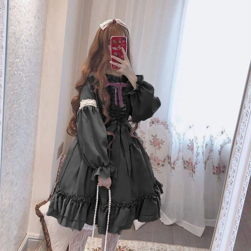 Title 3, Soft Girl Lolita Skirt and Dress Embrace Sweetn...