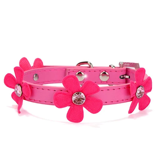 Title 1, Sunflower pet collar, adjustable and comfortabl...