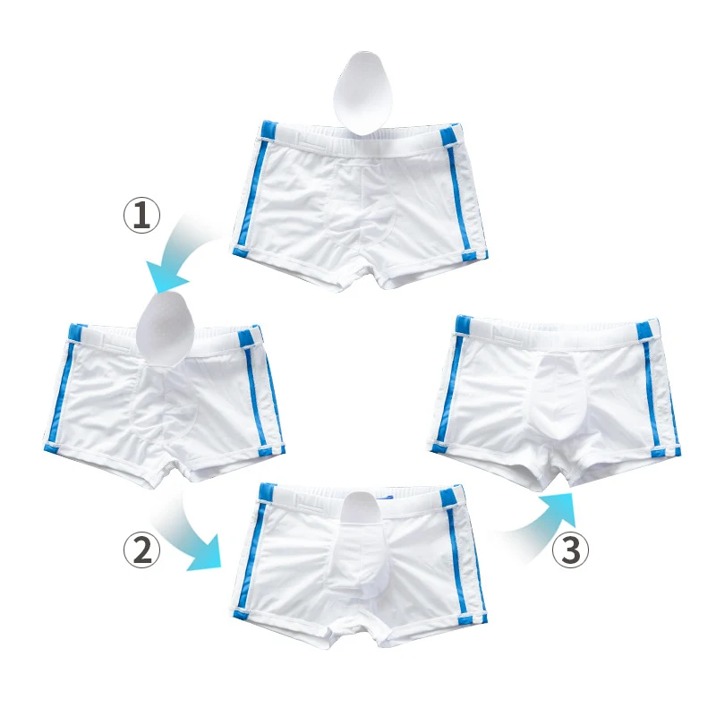 Navy Style Men's Trendy Beach Swim Shorts. These shorts offer comfort and style for swimming, sunbathing, and enjoying y — photo 3
