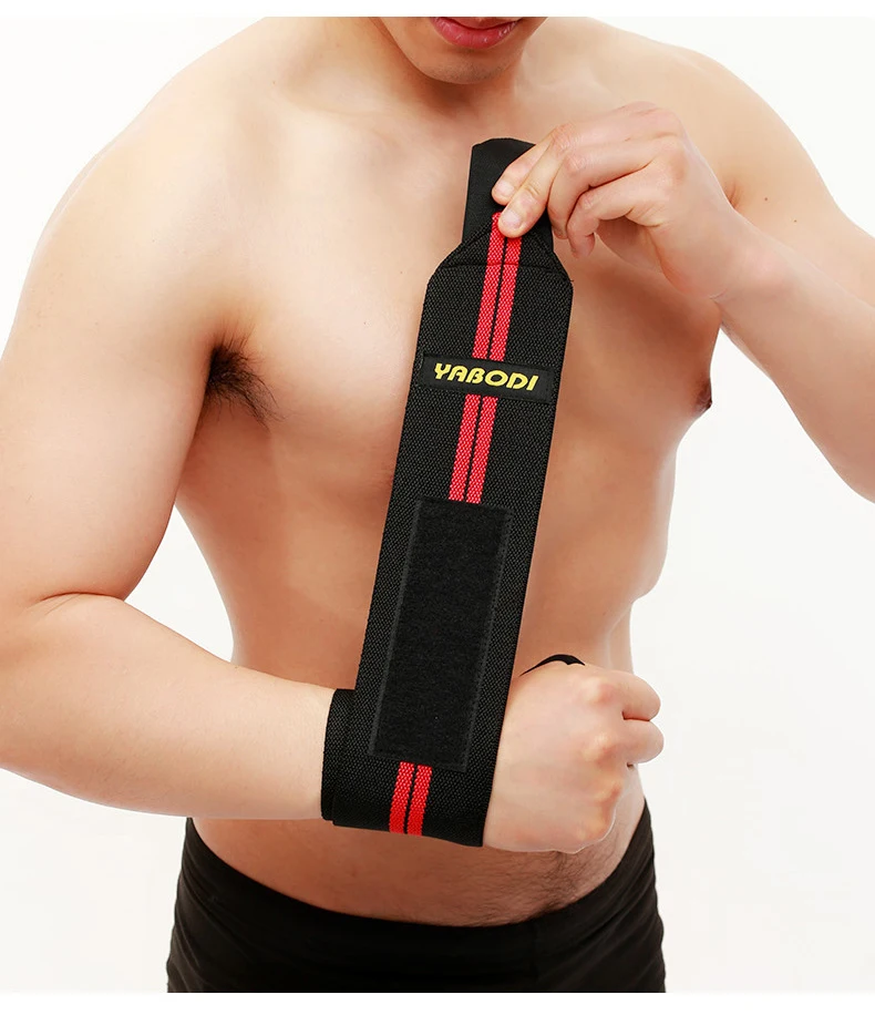 Bandagem de Pulso Fitness Anti-Torção Esportiva Suporte para Exercícios Ajustável Proteção Ideal para Musculação e Atividades Físicas — foto 4