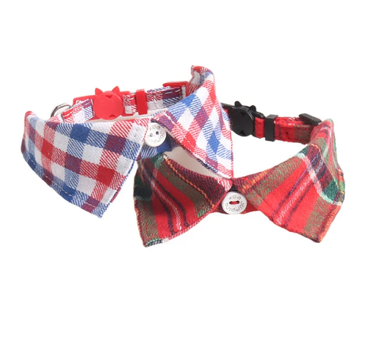 Title 25, Bowtie for Cat Collar Plaid Adjustable Cat Bow ...