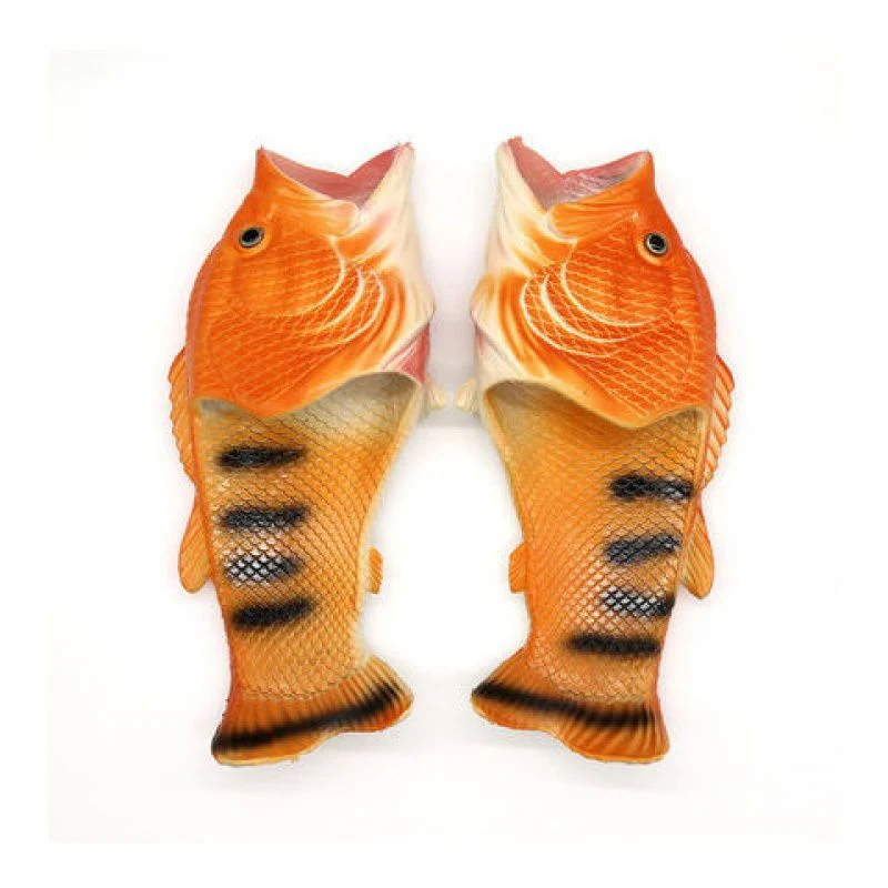 Divertidas chanclas de pescado para hombre, estilo coreano creativo y a la moda. ¡Marca tendencia con estas originales sandalias! — foto 3