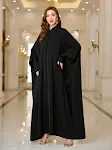 Women's Fashion Robe Batwing Sleeve Dress — photo 2