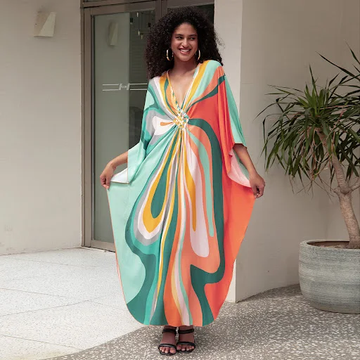 Title 5, Womens Positioning Print Holiday Dress