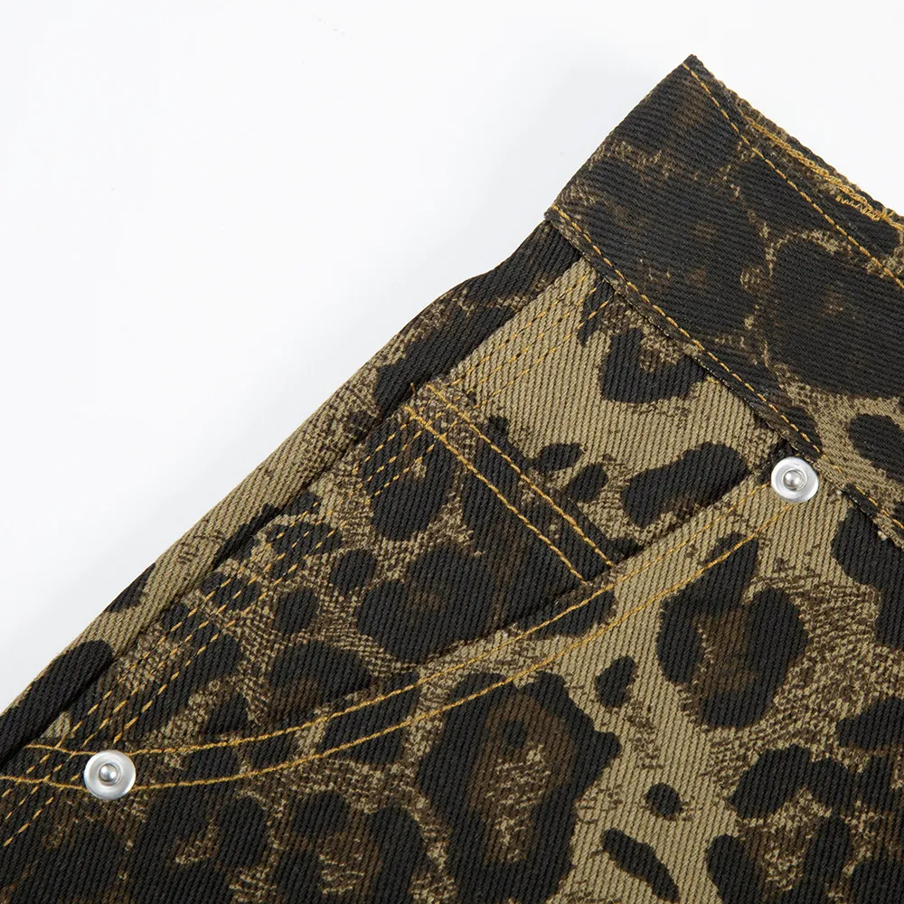 Leopard Print Cutting Pants For Men — photo 17