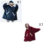 Zipper Flannel Lazy Blanket for Men and Women, Cozy and Warm Loungewear, Perfect for Relaxing and Staying Comfortable at — photo 56