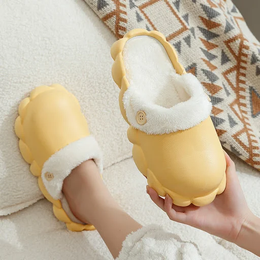Title 8, Womens Fashion Simple Detachable Cotton Slippe...