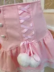 Baby Prinzessin Love Knopf Rock mit Schleife, ein bezaubernder Rock für Babys, der Komfort und Stil vereint, ideal für besondere Anlässe. — foto 2