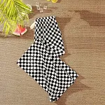 Black checkerboard