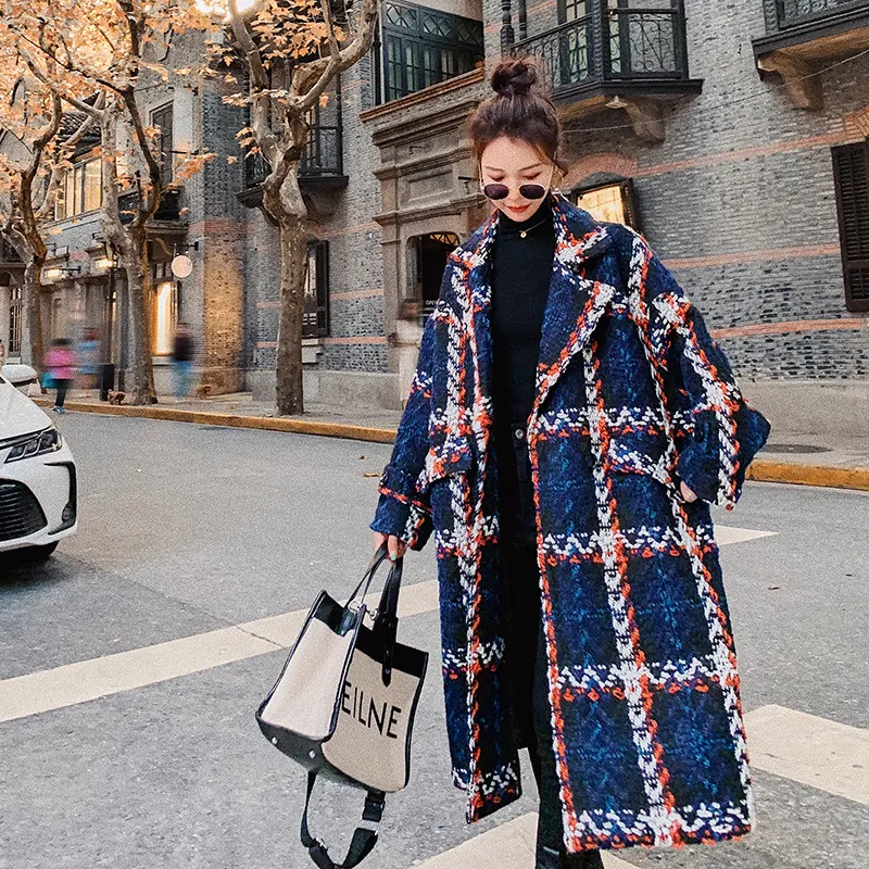 Title 5, Contrasting Plaid Tweed Coat with Suit Collar, ...