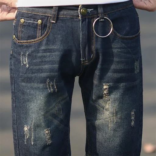 Title 5, Męskie szorty jeansowe letnie Ripped Pięciopunk...