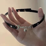 Colar gótico Dark Sweet Cool Hot Girl Design para mulheres, com pingente e tornozeleira. Combina com tudo, estilo único e moderno para você! — foto 7