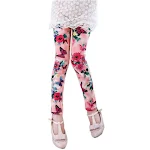Crème Leggings met Print voor Lente Zomer Lichtgewicht en Ademend Comfortabele Pasvorm Stijlvol en Veelzijdig Ideaal voor Dagelijks Gebruik — foto 1