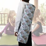 Bolso de yoga cilíndrico de lona impermeable para moda práctica y elegante, transporte cómodo y protege tu equipo. — foto 4