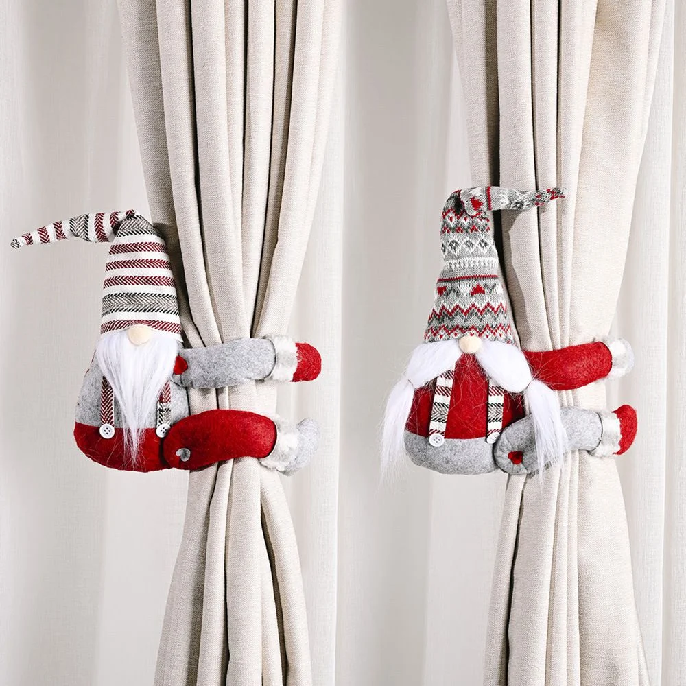 Christmas Curtain Buckle Add festive cheer to your curtains. Easy to use, instantly creates an elegant and charming Chri — photo 1