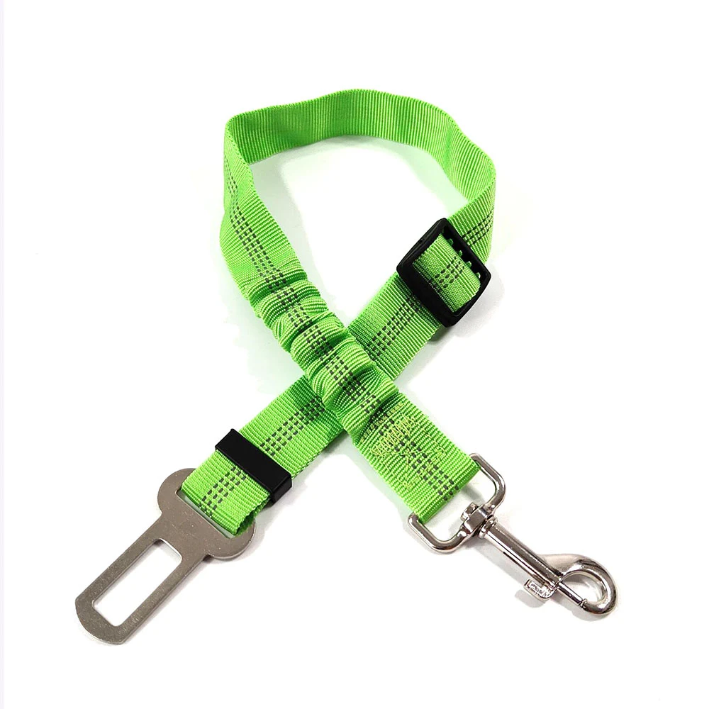 Title 19, Pet Dog Car Seat Belt Retractable Buffer Elasti...