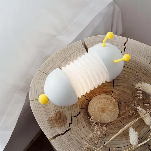 Title 4, Creative Caterpillar Night Light Bedside Lamp L...