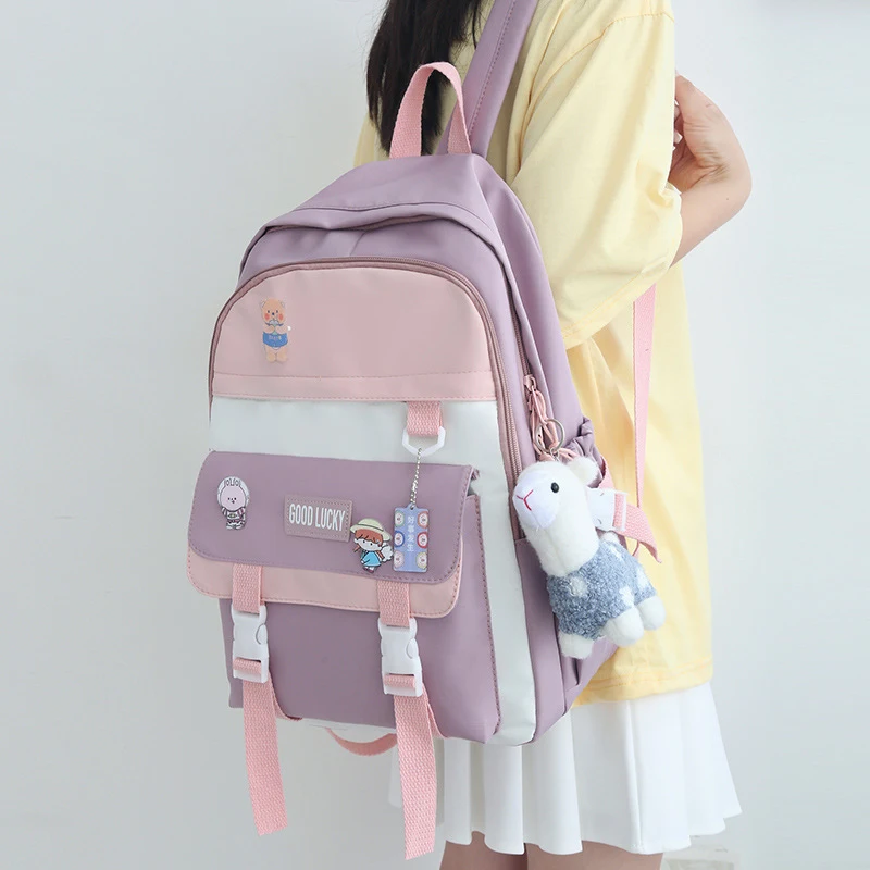 Title 4, Simple Large-capacity Light Backpack for High S...