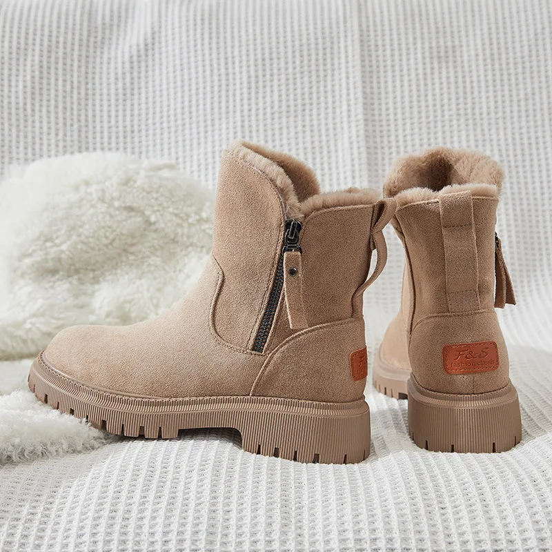 Title 5, Womens Snow Boots with Fur Lining, Winter Leat...