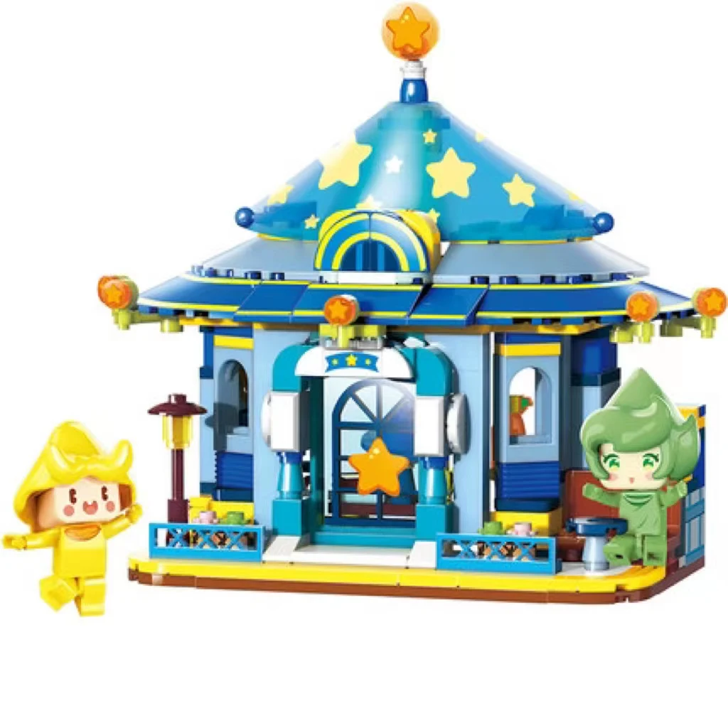 Title 6, Mini World Building Blocks Assemble Model Stree...