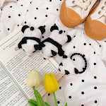 Schattige Koreaanse Panda haarband, een charmant accessoire uit een cartoon. Perfect voor kapsels en leuke looks. Comfortabel en stijlvol. — foto 2