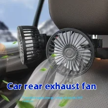 Title 5, Ventilador Automotivo Universal com Três Cabeça...