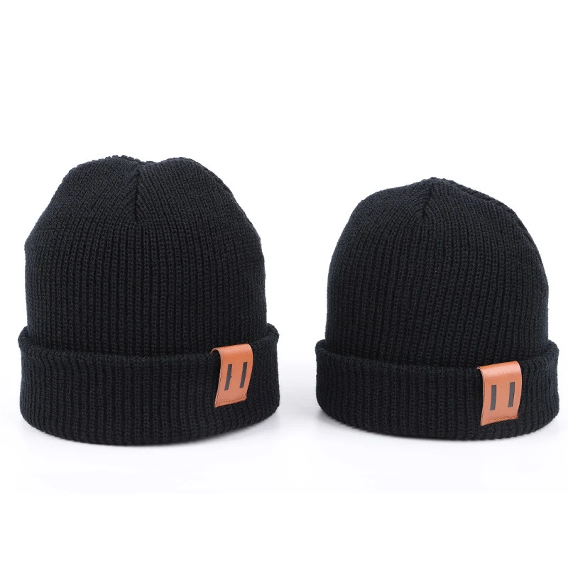 Title 8, Leather Standard Solid Color Thermal Baby Knitt...