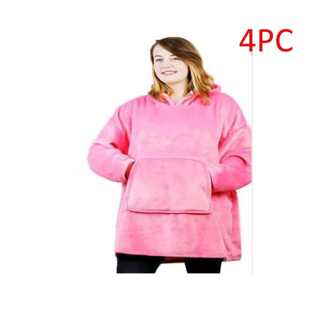 Pluche deken met capuchon voor ultieme warmte en comfort. Geniet van een behaaglijke ervaring, ideaal om thuis te ontspannen. Perfect voor koude avonden. — foto 20