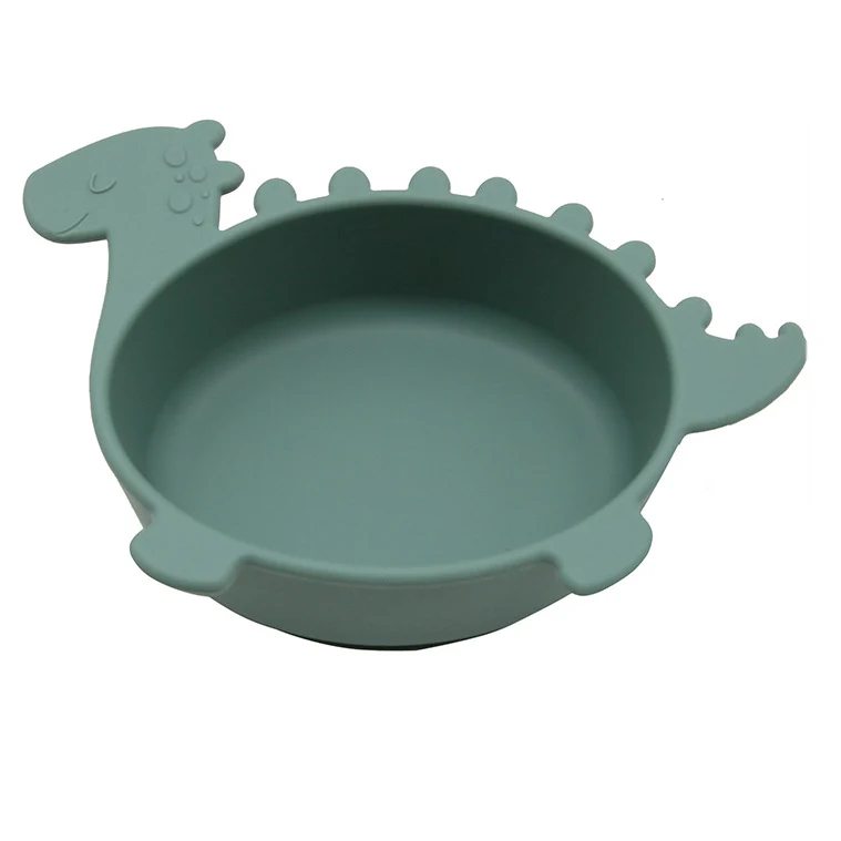 Ciotola in silicone con ventosa anti-caduta per bambini. Pasti sicuri e puliti. Riduce fuoriuscite e disastri. Facile da pulire e aderisce alle superfici lisce. — foto 23