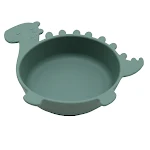 Ciotola in silicone con ventosa anti-caduta per bambini. Pasti sicuri e puliti. Riduce fuoriuscite e disastri. Facile da pulire e aderisce alle superfici lisce. — foto 23
