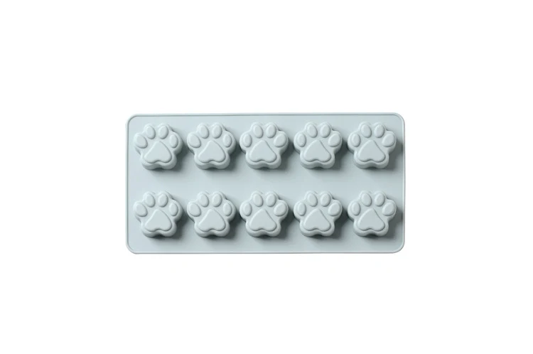 Title 10, 10 Even Cat Paw Silicone Baking Mold for DIY Ri...