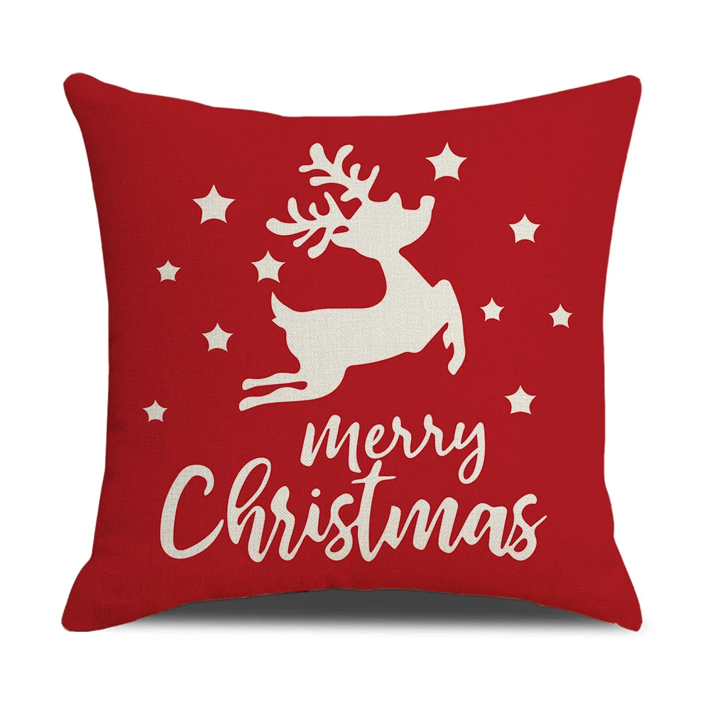 Capa de almofada para sofá da série Natal para casa. Renove sua sala com um toque natalino, protegendo o assento com elegância. — foto 13