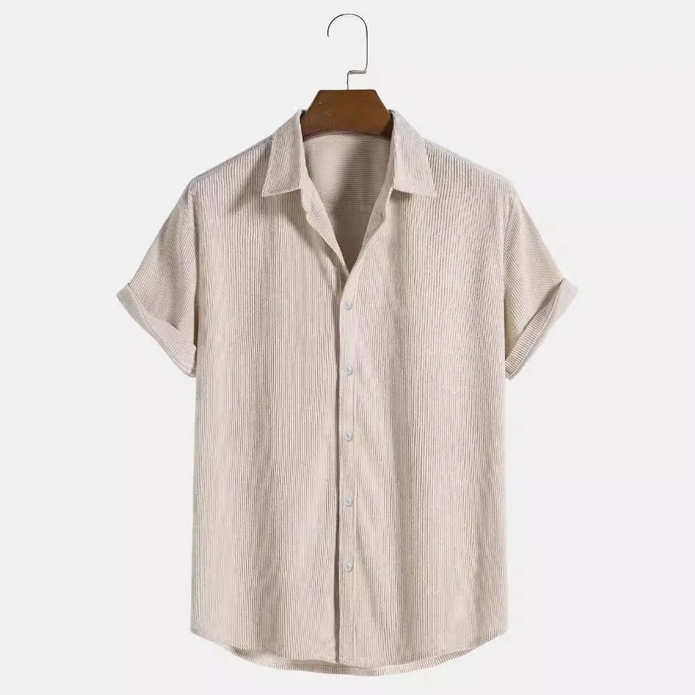 Men's Fashion Casual Solid Color Shirt Comfortable and Stylish Everyday Wear Breathable Fabric Classic Design Versatile — photo 4
