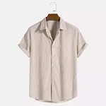 Men's Fashion Casual Solid Color Shirt Comfortable and Stylish Everyday Wear Breathable Fabric Classic Design Versatile — photo 4