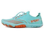 Sapatos de pesca e caminhada outdoor com cinco dedos, ideais para trilhas e esportes aquáticos. Garanta conforto, aderência e proteção em suas aventuras. — foto 11