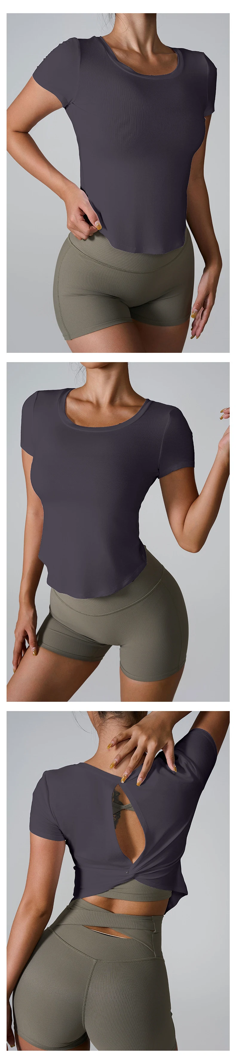 Title 4, Sport Kurzarm Yoga Anzug Body Shaping Fitness K...