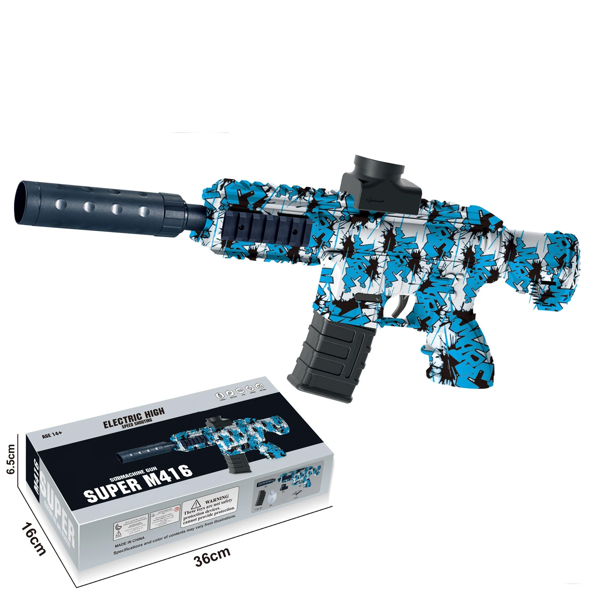 Electric Continuous Hair Soft Bullet Gun Toy for non-stop fun. Fast firing and easy reloading for exciting playtime and — photo 5
