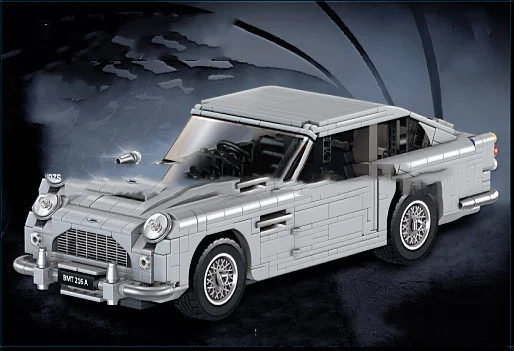 Série Tecnologia Aston Martin Blocos de Montar Puzzle Brinquedos Construa um modelo detalhado, desenvolva habilidades e divirta-se com este carro. — foto 5