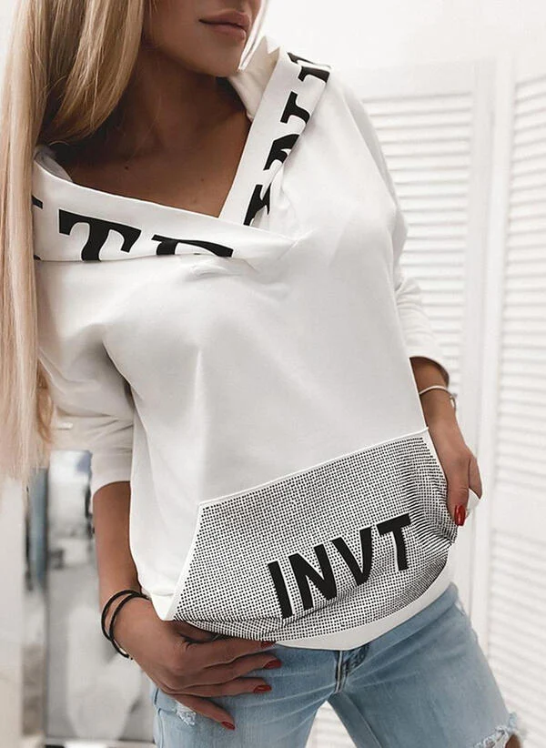 Moletom com capuz, bolso e letras para homens. Conforto e estilo em uma peça versátil para o dia a dia. Perfeito para um visual casual e moderno. — foto 1