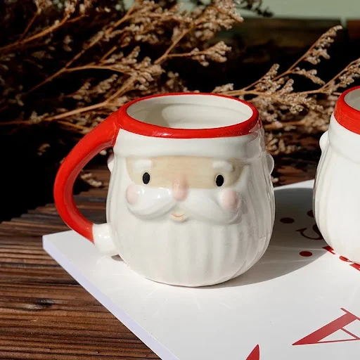 Title 4, Home Cute Santa Elk Ceramic Coffee Cup. Enjoy y...
