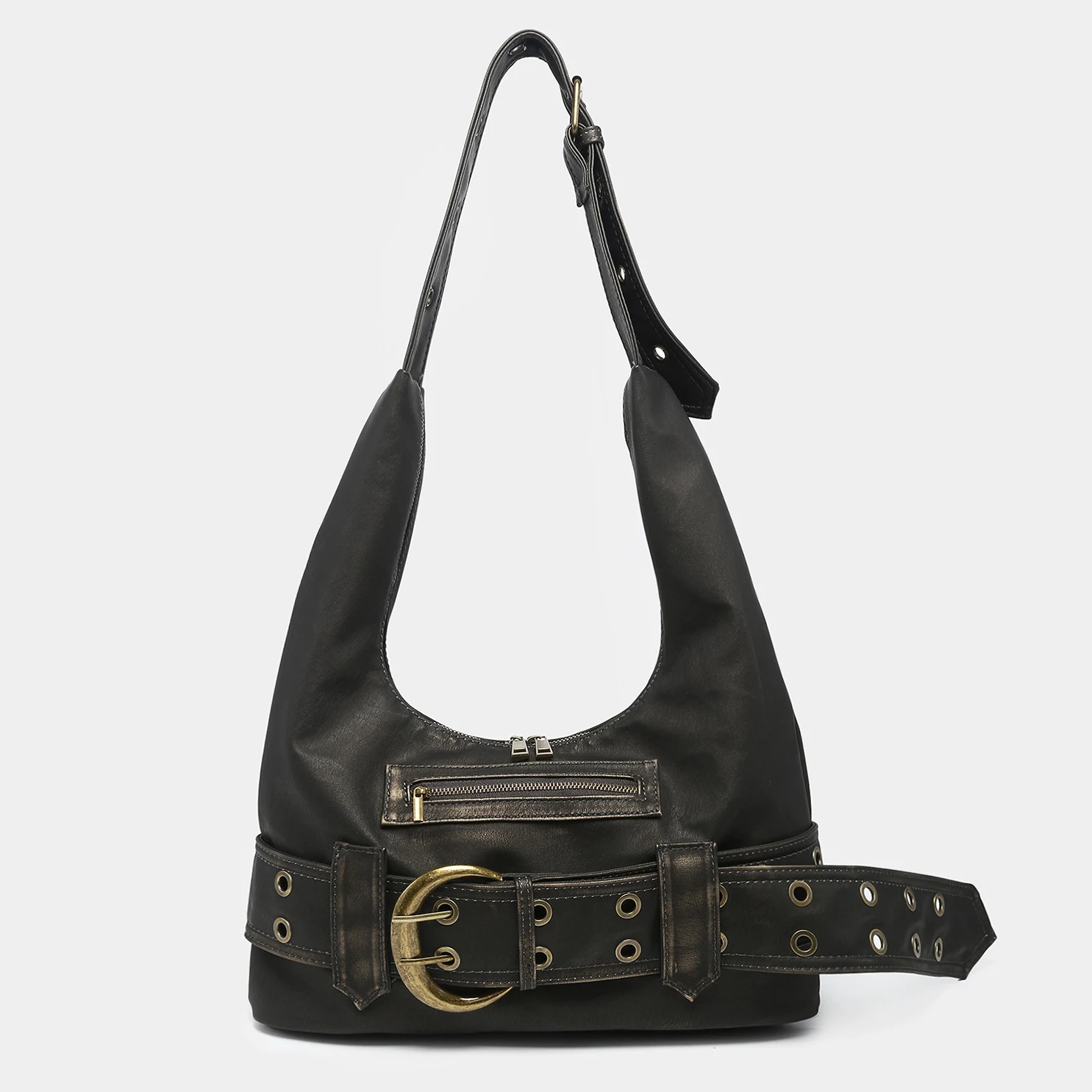 Ladies' Old Wash Leather Bag offers a spacious, durable, and stylish everyday carry option. This vintage-inspired bag is — photo 5