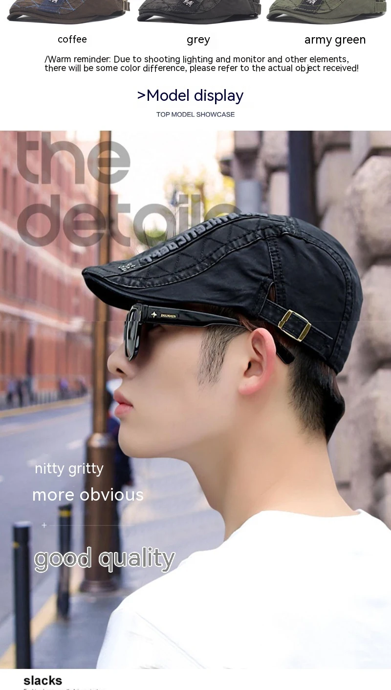 Title 8, Mens Autumn and Winter New Sun Protection Peak...
