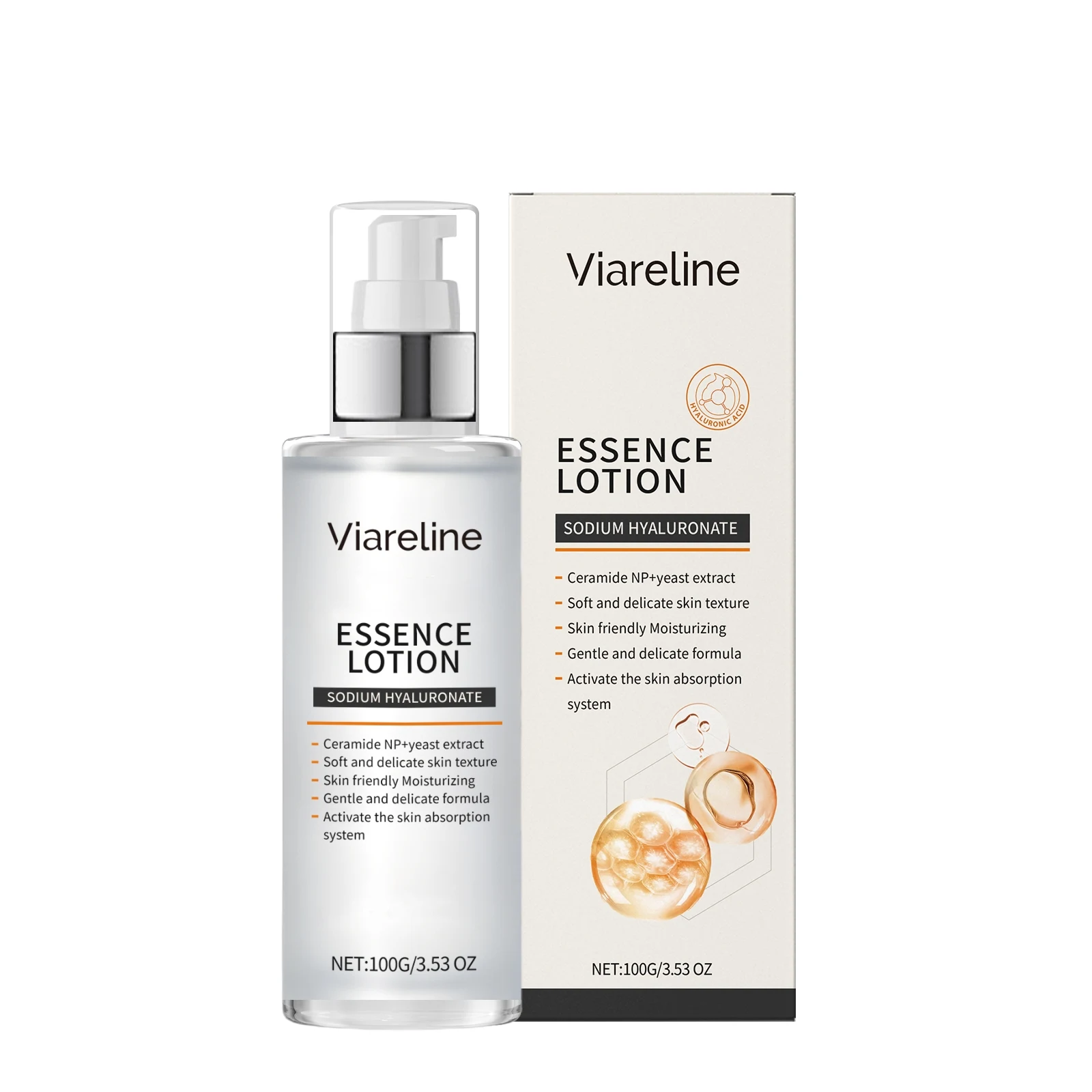 Creme facial hidratante com ácido hialurônico. Hidratação profunda e duradoura para uma pele macia, radiante e com aspecto saudável. — foto 1