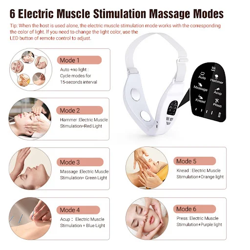 Title 11, Remote Control Type EMS Micro Current Massage V...