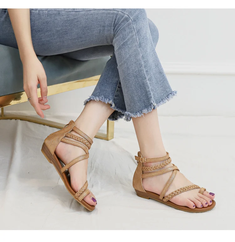 Title 2, Matching Skirt, Roman Shoes, Wedge Sandals for ...