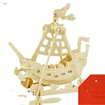 Puzzle in legno tridimensionali educativi per bambini a tema Netflix. Giocattoli per imparare e giocare, sviluppando abilità. — foto 24