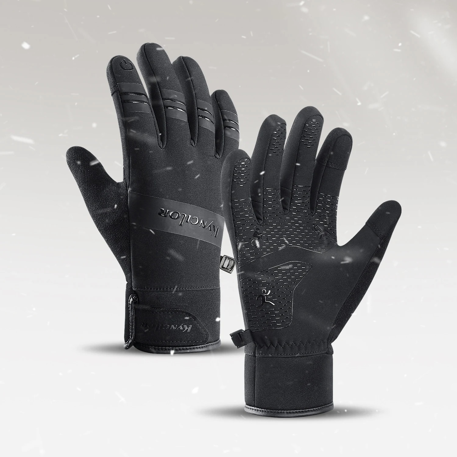 Luvas de equitação esportivas quentes e modernas para homens e mulheres. Perfeitas para esportes ao ar livre, proporcionando conforto e proteção. — foto 5